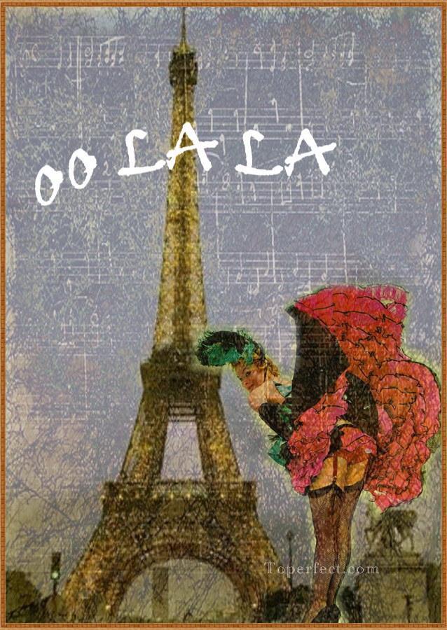 Sunday Postcard Paris Oil Paintings